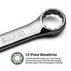 Capri Tools 12 mm Combination Wrench, 12 Point, Metric, Chrome