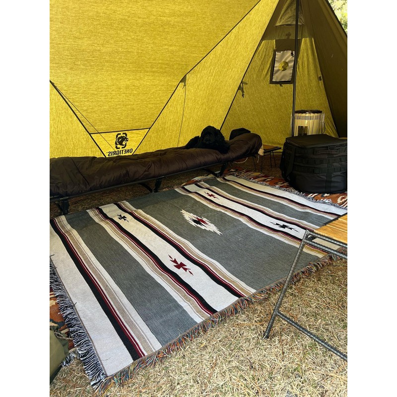 Peel Forest Camping Blanket, Picnic, Native Pattern, Ortega Pattern, Camping,