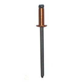 CD42BS Copper Blind Rivet with Steel Mandrel, Dome Head, 1/8 x .063-.125 Grip (Pack of 500)