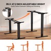 Dual Motor Electric Standing Desk Frame, Height Adjustable Desk Legs