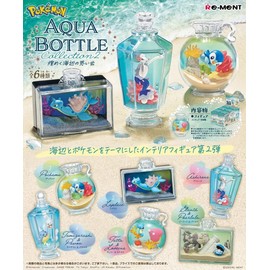 Reement Pokémon AQUA BOTTLE Collection 2 ~ Sparkling Seaside Memories~ Box Product, 6 Types, 6 Pieces, Approx. H 5.1 x W 2.8 x D 2.8 inches (130 x 70 x 70 mm)