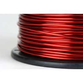 TEMCo 10 AWG Copper Magnet Wire - 10 lb 315 ft 155°C Magnetic Coil Red