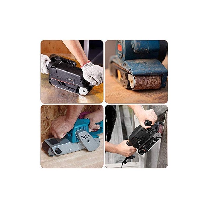 24 PCS 2-1/2 x 14 inch Abrasive Sanding Belts, 6
