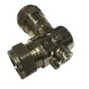 Primaflow 15mm Chrome Angled Isolation Valve