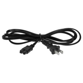 SF Cable IEC320 C7 to NEMA 1-15P 2-Slot Polarized Power Cord, 10 feet - 18 AWG