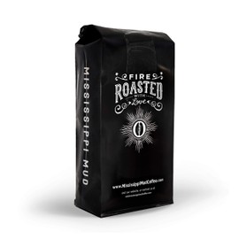 Mississippi Mud Mocha Java Whole Bean Coffee Medium Roast, 100% Organic Arabica, 10 oz.