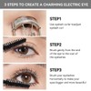 Máscara De Pestañas Fariha Unique Lashes, Negra, Resistente Al Agua,
