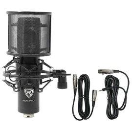 Rockville PC Gaming Streaming Twitch Bundle: RCM PRO Microphone+Hea