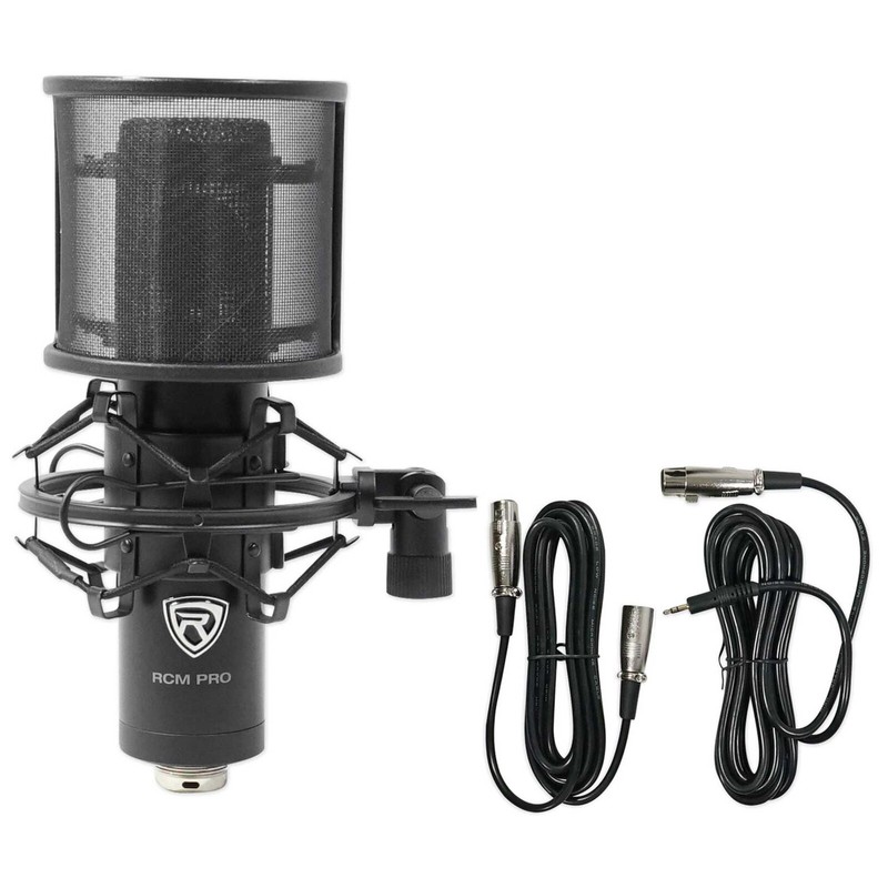 Rockville PC Gaming Streaming Twitch Bundle: RCM PRO Microphone+Hea