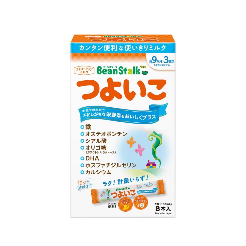 Snow Brand Bean Starck Bean Starck Tsuyoiko Stick 14g x