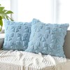 Pillow Cases, Pillowcases, 2 PCS Cushion Covers with Bow Design,
