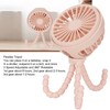 Mini Portable Fan 3 Speed 360° Rotatable Rechargeable Desktop Fan