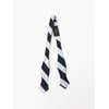 BEAMS PLUS Men's Regimental Bow Tie, LT.GREY