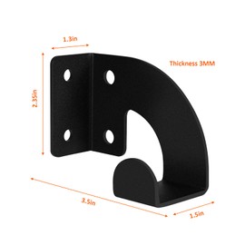 Wdwlbsm 2PCS Chainsaw Hanger, Chainsaw Wall Mount, Heavy Duty Chainsaw Rack for Garage Organization Garage Storage Sheds, Includes Screws