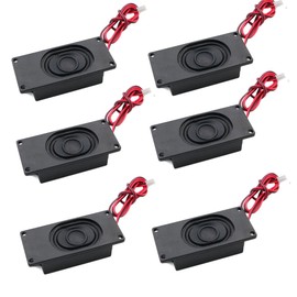 YFUSET 6PCS Speaker 3 Watt 8 Ohm Mini Speaker 8ohm 3w Loundspeaker Micro Speaker for Arduino with JST-PH2.0 Interface for Small Electronic Projects Advertising Machines LCD TV Monitors