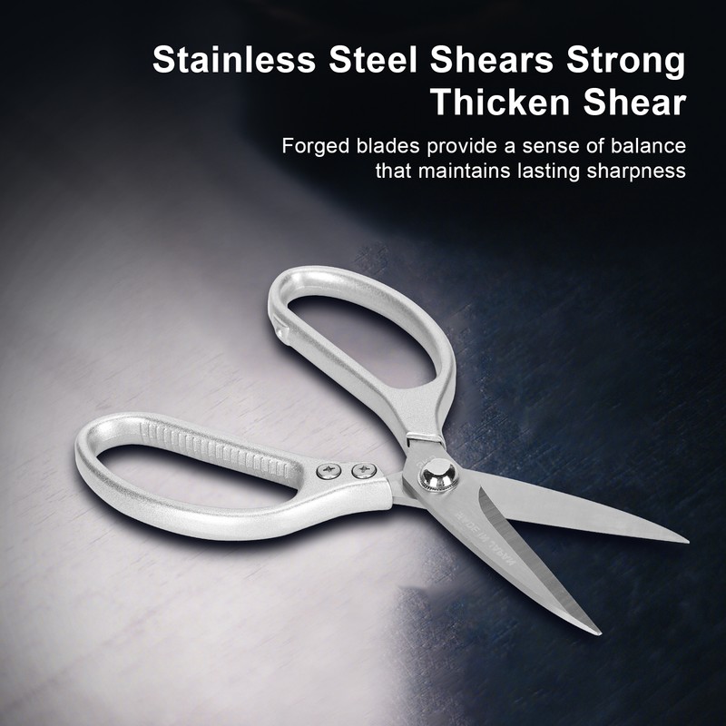 Stainless Steel Shears Strong Thicken Shear Heavy Duty Forged Scissor