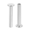 QUARKZMAN Pack of 50 Half Hollow Rivets, 5 mm x