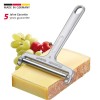 Westmark Germany Heavy Duty Stainless Steel Wire Cheese Slicer Angle
