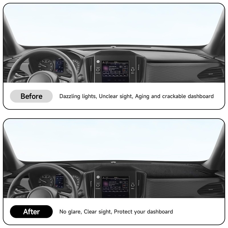 Hugeek Dashboard Cover Mat for Subaru 2025 2026 Forester Accessories