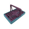 Plastic Shopping Basket with Handles Small (Grocery Supermarket Collapsible Folding)