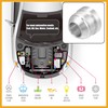 Partuto 4pcs Car 20AN Male Weld on Fitting Bung Hose