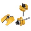3Pcs Rail Stile Router Bits Roman Ogee Bit Woodworking Groove