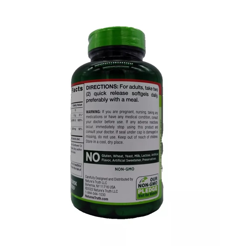 Nature's Truth Nature’s Truth Calcium 1200 mg + D3 5,000