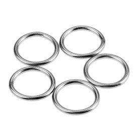 5個入り ステンレス鋼 Oリング 溶接 ステンレススチール製 Oリングセット 船用 ハンギングリング ボート用 内径40mm