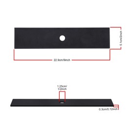 Geosiry 5 Pack Edger Blades 9 x 1/2 Center Hole, 9 Inch Edger Blade 1/2 Inch Center Hole Compatible with Mclane, Power Trim, Craftsman Edgers, Replace 2059, 2059-9 (5 Pack)