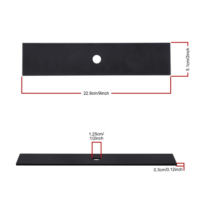Geosiry 5 Pack Edger Blades 9 x 1/2 Center Hole,