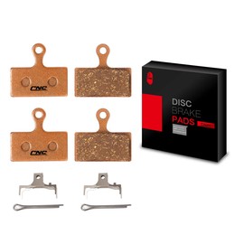 CNC Bicycle Brake Pads for Shimano G01S G02S G03S G02A, 2 Pairs of Organic Brake Pads for Shimano XT XTR SLX Deore, Organic