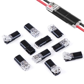 QZKJQDD Auto Kabelverbinder Wasserdicht 2 Polig, 12V Stecker 2 pin, Kabel Steckverbinder, Für 18-22 AWG Kabel Crimp, Steckverbindung Wire Connector für KFZ LKW (20 Stück)