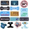 FUNCOLOR Service Dog Patch for Harness: 12Pcs Blue Theme Hook