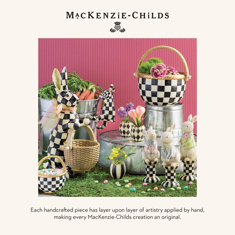 MACKENZIE-CHILDS Pot Climber, Decorative Flowerpot Hanger, Indoor and Outdoor Planter