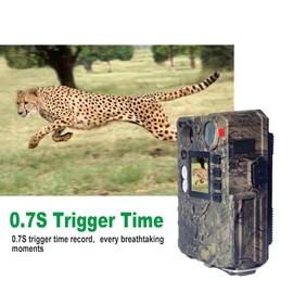 BolyGuard Trail Cam 37MP 4K Wildlife Camera with Night Vision, Motion Activated, Waterproof (BG410-D)