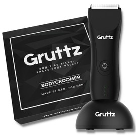 Gruttz Lifeshaver v2 - Bodygroomer Herren - Body Trimmer - Made for Schambereich - Inklusive Travelbag