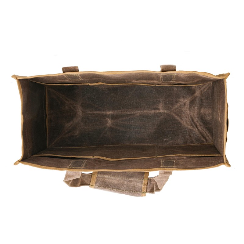 Waxed Canvas Tool Pouch,Garden Tool Bag Organizer with 14 Extra