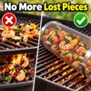 Stainless Steel Rolling Grill Basket for BBQ Cooking – Large