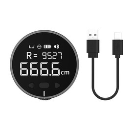 DollaTek 8 in 1 Electronic Ruler LCD Display Rangefinder High Precision Handheld Length Measuring Tool for Level Curve Measurements