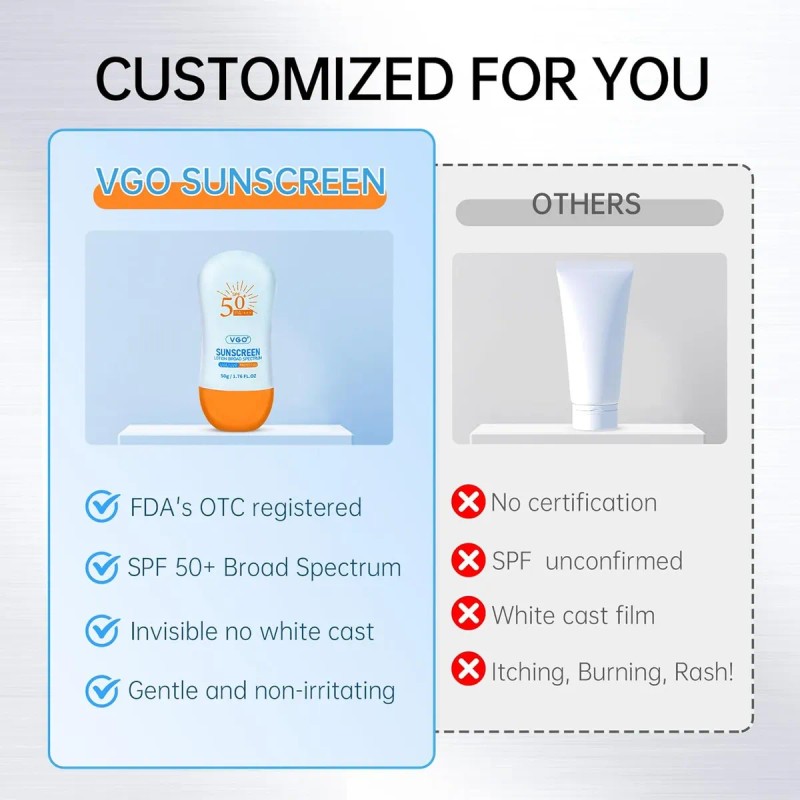 Vgo Protector Solar Facial Spf 50+, Protector Solar Mineral