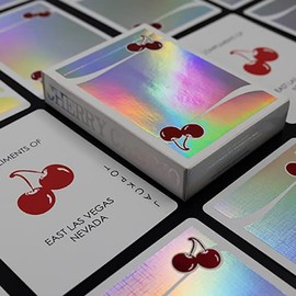 SOLOMAGIA Cherry Casino Sands Mirage (Holographic) Playing Cards