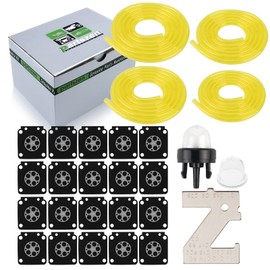 partszen A015019 Metering Diaphragm Assembly 20pcs for ZAMA C1M-W26 C1M-W26C C1M-W47 C1M-EL35 C1M-FR1 C1U-K39A C1Q-K73 C1U-K41A C1U-K81A Carburetor with Primer Bulb ZT-1 Metering Lever Tool,
