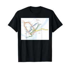 Montreal subway map - Canada T-Shirt
