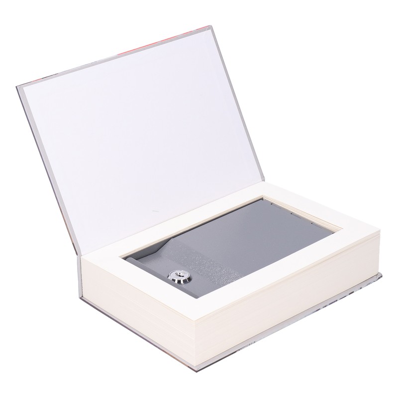 Simulation Book Security Locking Box Cash Coin Money Storage Safe
