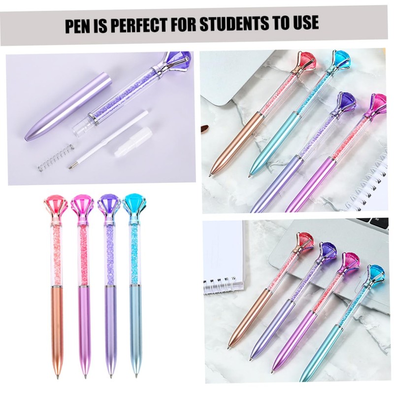 Operitacx 8pcs Ballpoint Pen Black Pens Fidget Pen Erasable Pens