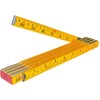 Binzer Folding Ruler, Foldable Ruler, Wooden Stick Ruler, Folding Yard