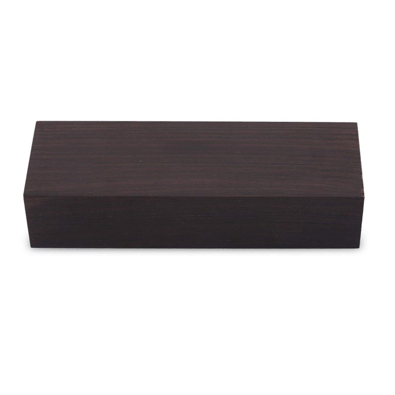 Ebony Wood Blank 12 x 4 x 2.5 cm Black
