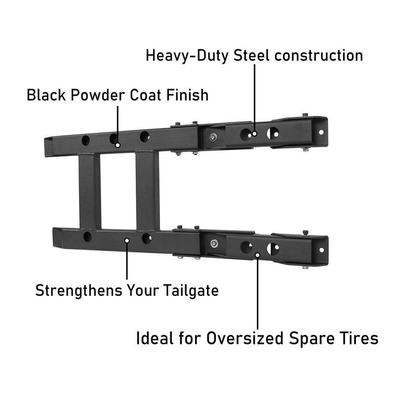 u-Box Wrangler TJ Tailgate Hinge Reinforcement Kit Compatible with Jeep