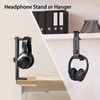 NEETTO NEETTO HS906 Headphone Stand & Hanger 2 in 1,