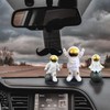 4PCS Gold Astronaut Cake Topper Astronaut Figurine, Astronaut Figure Toy